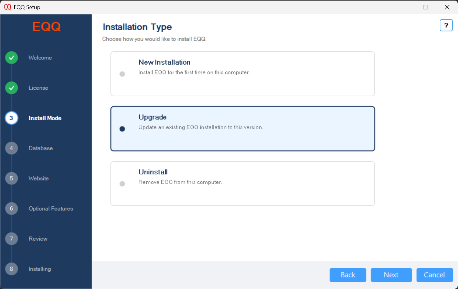 Step 3 — Installation Type