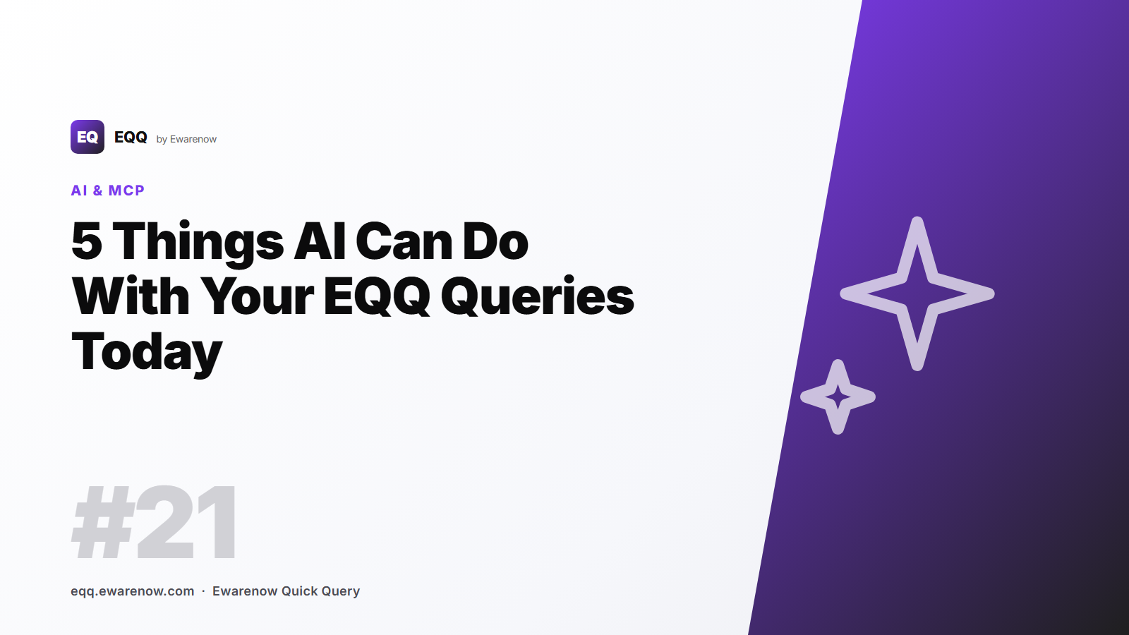 5 Things AI Can Do With Your EQQ Queries Today